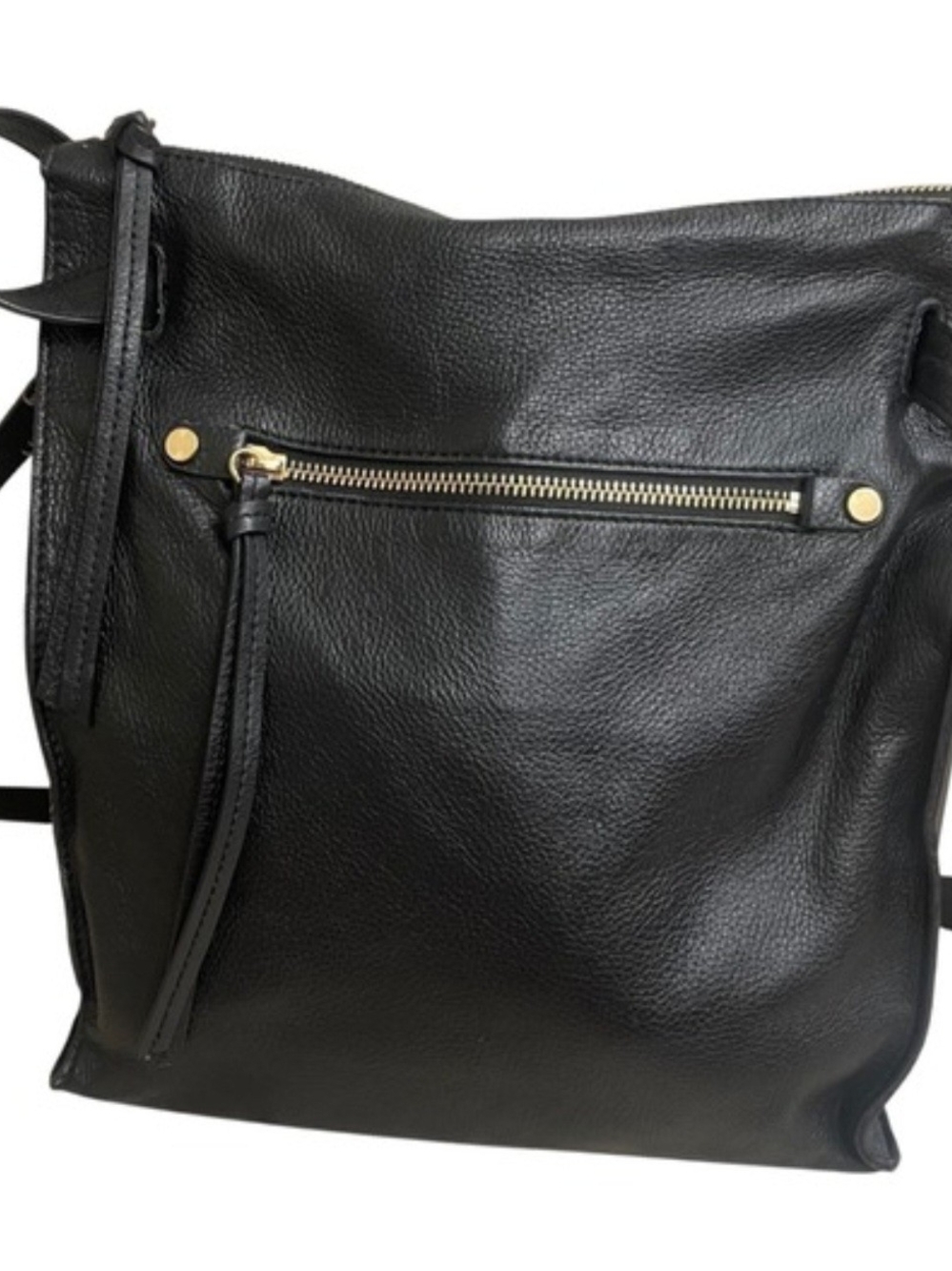 KOOBA FAIRFIELD Black Leather Convertible Backpack